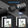 Hon&Guan 8 Inch Inline Booster Duct Fan with Speed Controller