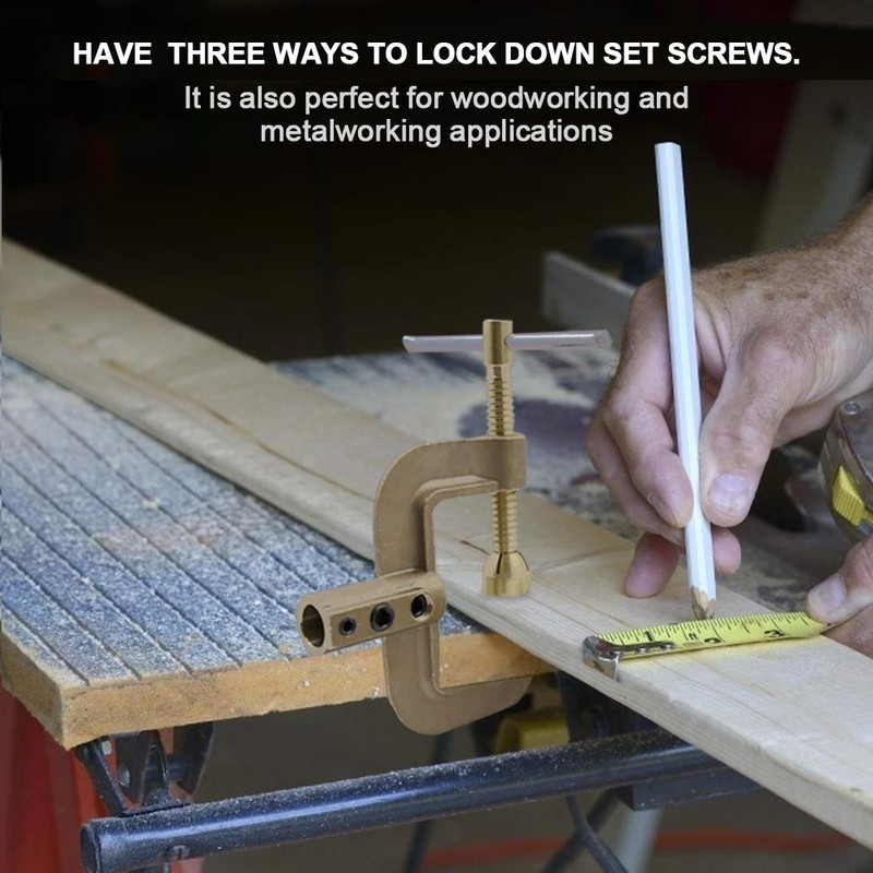 HITBOX Welding Ground Clamp Brass 0.75kg Full Cooper 400Amp High