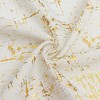 Taisier Home Gold Foil Print Linen Textured Curtains Geometric Dots