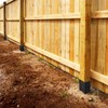 Heavy Duty Metal Fence Post Anchor Ground Spike 31.5''x4''x4'' for
