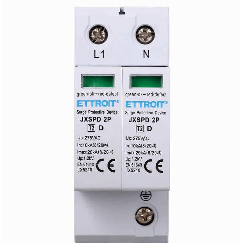 Surge Arrester 220 V Type 2, 2P T2 D 275