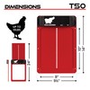Run Chicken Door Model T50 (Red)
