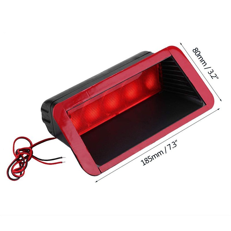 GOTOTOP LED 3rd Third Brake Light, 12V Universal High Mount
