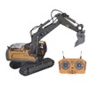 2.4G RC Excavator Toy Rotatable Full Functional Lighting Music Alloy