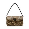 Betsey Johnson Puffed Flap Shoulder Bag, Leopard