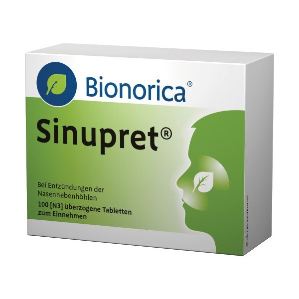 Sinupret Â® by Bionorica - Sinus & Immune Support - 50 Tabs