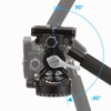 LEFTFOTO Dual Panoramic Tripod Liquid Head, Mini Pan Tilt Head,