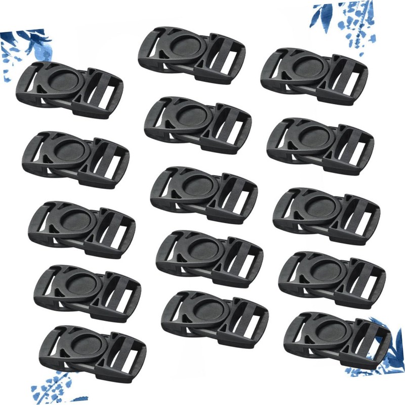 BESPORTBLE 50pcs Rotary Safety Buckles for Backpacking - Durable Multifunctional