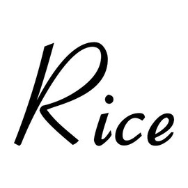 Rice 3w x 2h Label | Kitchen Pantry Organization | Die Cut Vinyl Decal | Black Retro Font (Sticker Only)