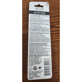 Milani 3 PCS NIP MILANI RETRACTABLE GLITTER EYELINER PENCIL #06 BLACK ROCKS .01oz EA