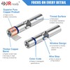 JRready 100Set M81824/1 Series IP68 Waterproof Butt Splice Connector Kit