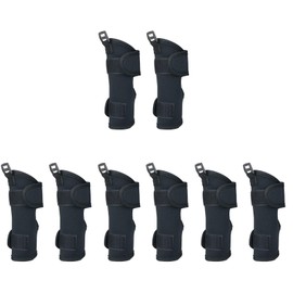Mipcase 4 Pairs Pet Knee Pads Two Old Goats Comfort Covers for Braces Dog Front Leg Brace Dog Walking Assist Belt Knee Sleves Shin Guard Sleeves Dog Supply Leashes Neoprene Puppy