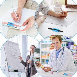 Gjinxi 10PCS Pen Holder Adhesive Pen Pencil Holder for Desk Wall Mount Marker Holder Clipboard Holder Attachment, Teacher Supplies for Classroom and Kids Desk Organize Accessories