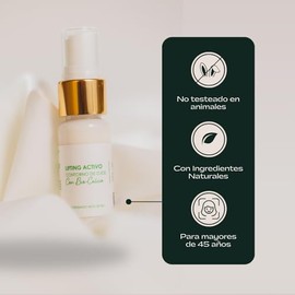 Contorno de Ojos Lifting Activo con Ácido Hialurónico y Bio-Calcio, Tratamiento Antiarrugas y Antiojeras, 20g