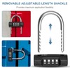 Ankilo 4 Digit Combination Padlock, Padlocks with Code Outdoor Waterproof