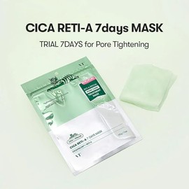 VT CICA RETI-A 7 DAYS MASK – Mascarillas Faciales Reafirmantes con Retinol, Complejo Cicahyalon™ y Extracto de Centella Asiática (Pack 7 unidades)