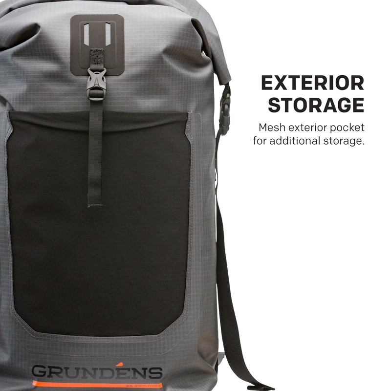 Grundéns Bootlegger Roll Top Backpack | Waterproof, 30L, Anchor