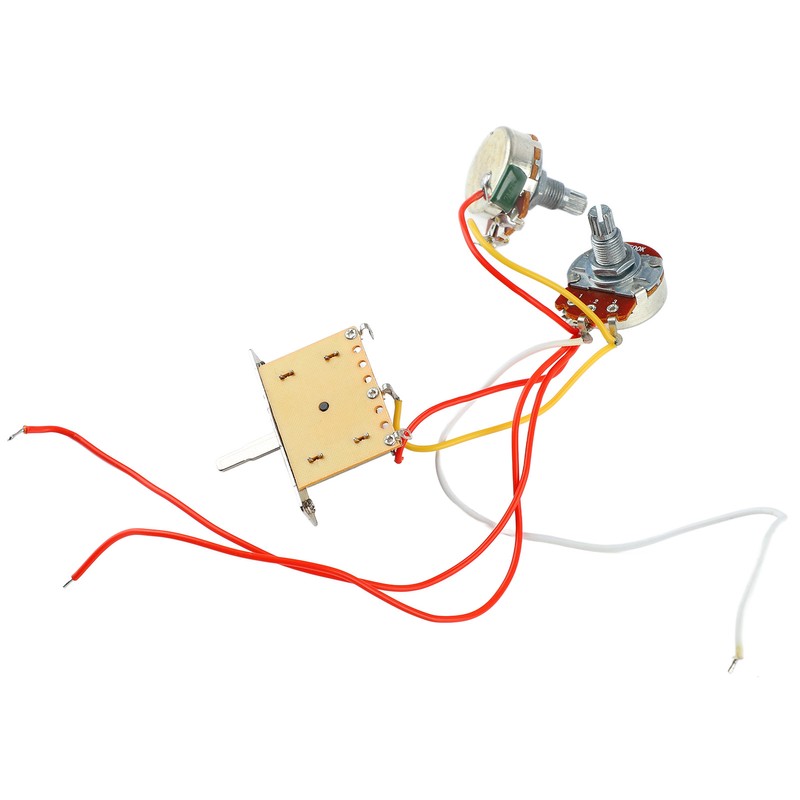 3 Pickup Guitar Wiring Harness 3 Way Switch A500K B500K