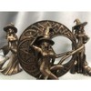 Copper Plated Witch Resin Crafts Home Decor Witch Wizard Resin