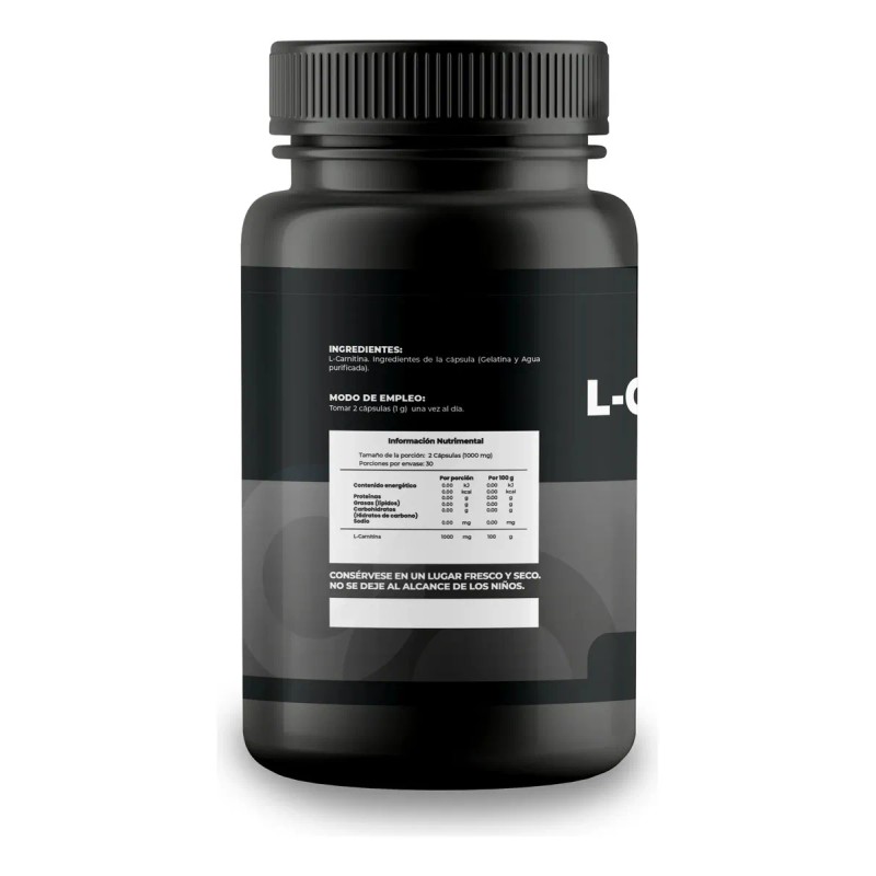 Carnitina Endaroo 1000mg Energía Rendimiento Deportivo Cápsulas
