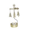 Maia Gifts Christmas Tree Gold Tea Light Rotary