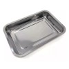 XOF Charola Para  Cocinar Alimentos Acero 26x19x5 123036 5 Pack