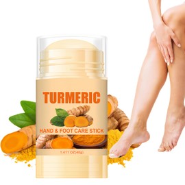 Fußcreme Für Sehr Trockene Füße - Fusspflege Creme mit Kurkuma-Extrakt - Feuchtigkeitsspendend Hand Cream - Moisturiser Foot Cream Stick Fusscreme Für Knie, Ellbogen, Hände für Damen - 1.41 Oz