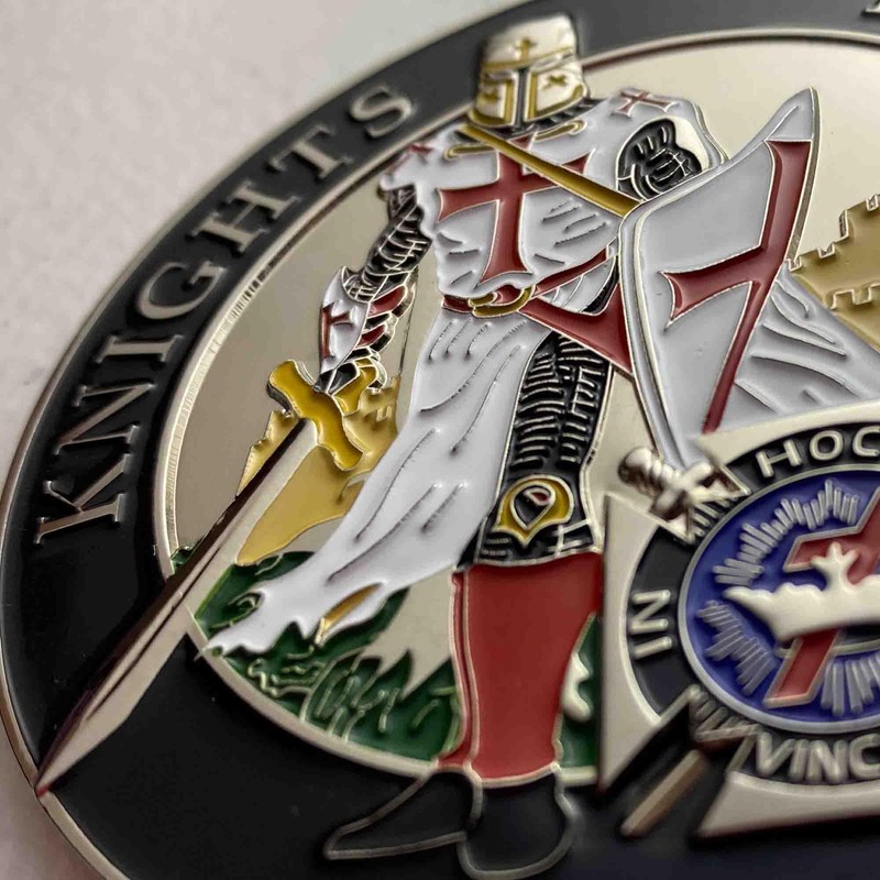 Knights Templar Emblem (3”) (Auto Emblem or Masonic Showcase) Three