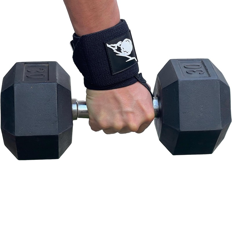 Defy The Gods Weightlifting Wrist Wraps (Red x Black)