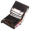 Small Luxury Leather Mini Wallet with RFID Protection - Space