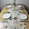LOZULO Herbs Wild Flowers Table Runner Modern Spring Decoration Table