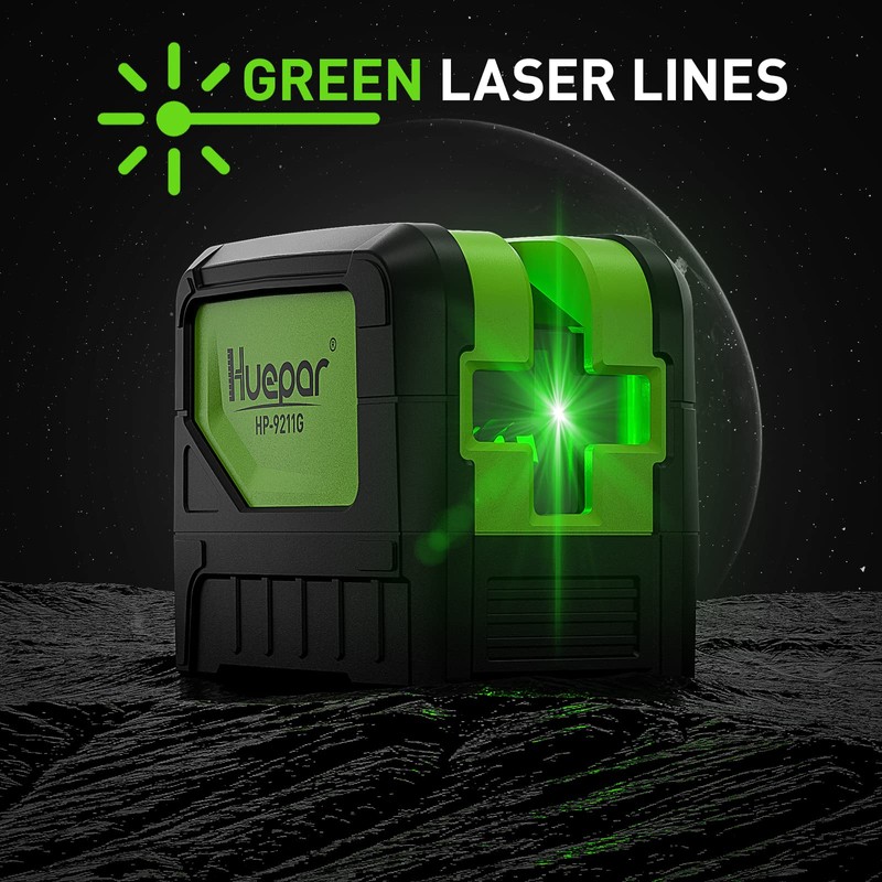 Laser Level with 2 Plumb Dots - Huepar Plumb Laser