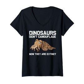 Womens Cute Cuttlefish For Men Women Ocean Animal Lover Fish V-Neck T-Shirt