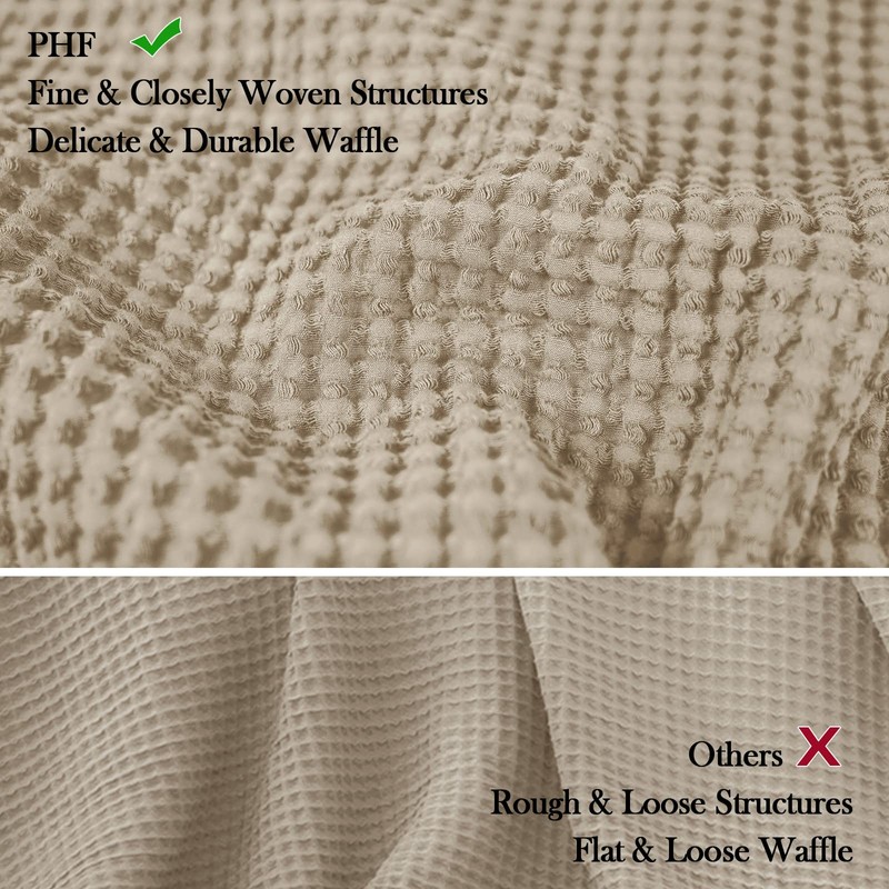 PHF 100% Cotton Waffle Blanket Double Size 150 x 200cm