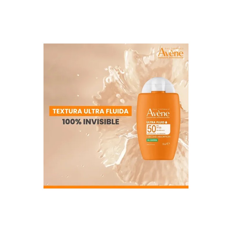 Protector Solar Avene FPS50 Ultra Fluid Avne Oil Control Invisible