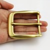 LAXPICOL 1.5"(38mm) Heavy Duty Solid Brass Single Prong Square Belt