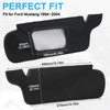 RIDLOG Sun Visor Cover for Ford Mustang 1994-2004, Vinyl Leather