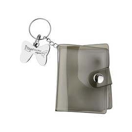 Mini Scrapbook Album Keychain Keyring Cat Dog Pet Memorial Gifts for Men Women Friend Boyfriend Girlfriend Birthday Christmas Gifts for Adults Small Photo Memory Keyring Keychain