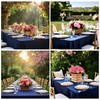 Zdada Extra Large Blue Table Cloths 300x150cm(118x59Inch), Long Rectangular Table