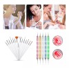 Poly Gel Set 6w Uv Led Lámpara Gel Poli Kits