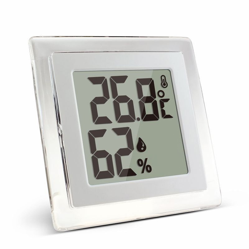 Digital Thermometer Hygrometer High Accuracy Symbols Display Backlit Temperature Humidity
