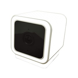 MightySkins Carbon Fiber Skin Compatible with Wyze Cam V3 - Solid White | Protective, Durable Textured Carbon Fiber Finish | Easy to Apply and Change Styles | Made in The USA