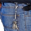 Norhogo 6 pieces key rings with quick release, removable key