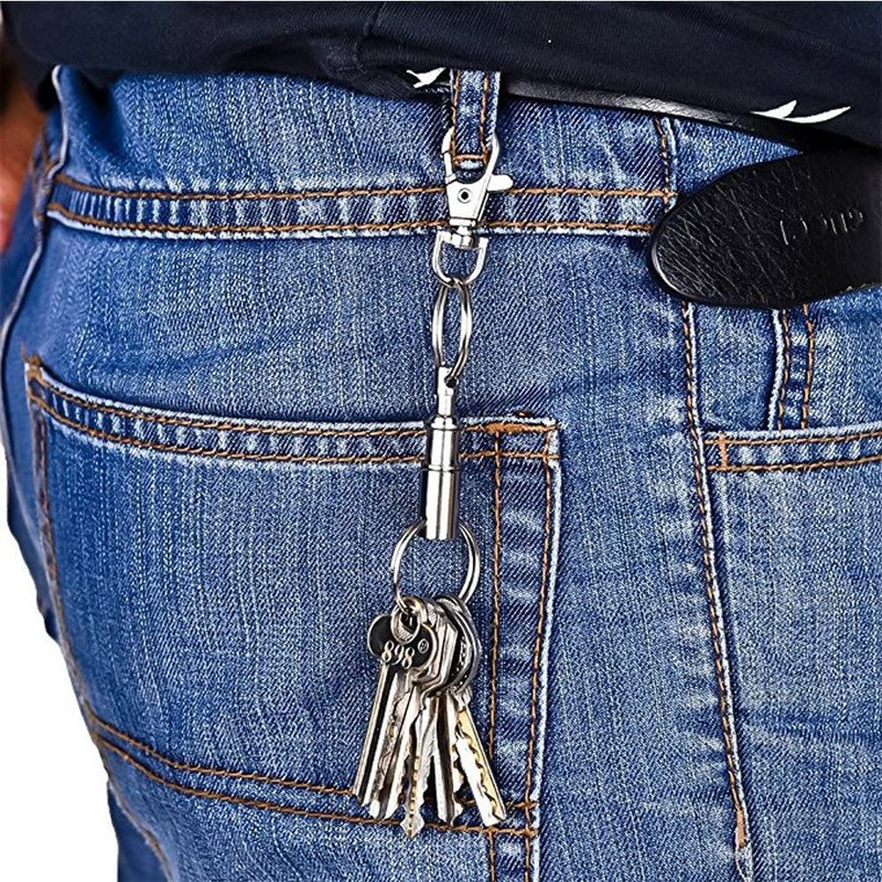 Norhogo 6 pieces key rings with quick release, removable key