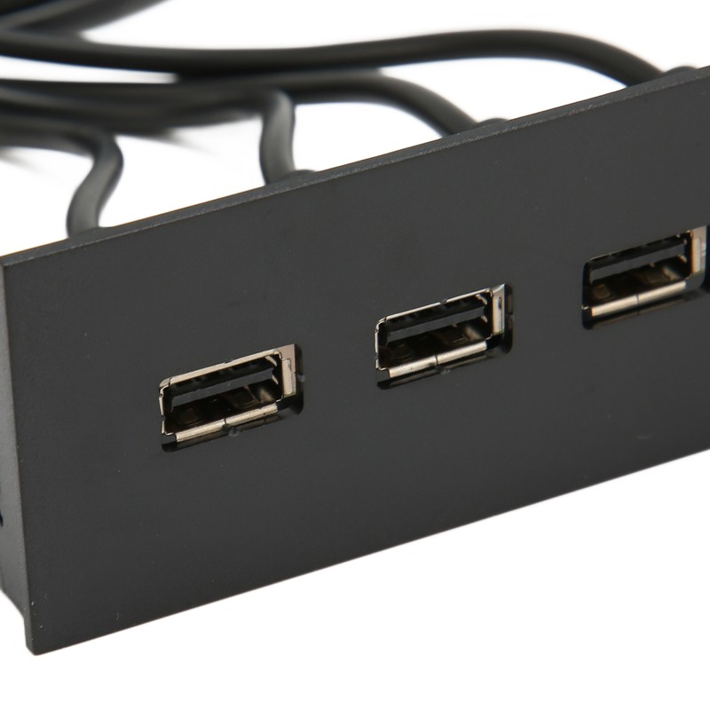 5.25 Inch USB2.0 Hub Front Panel Multifunctional 4 Ports 19pin
