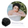 Gatuida Adjustable Large Shower Cap with Elastic Band for Long