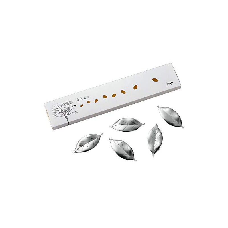 Nagao Chopsticks Rest, Leaves Branches, Camellia, Gift Set, 5 Pieces,