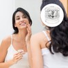 6 Piezas Tarro Acrílico Redondo Diamante de 5G para Crema