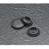 3/8" 0.375 inch Flush Mount Black Plastic Body and Sheet