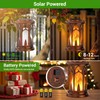 KOOPER Taller Solar Lanterns Outdoor Waterproof Hanging Solar Lantern Lights,